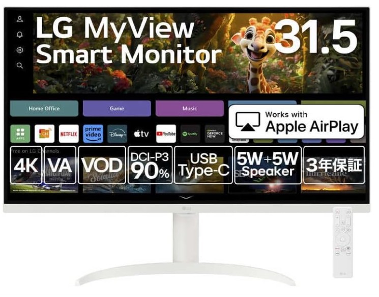 LG スマートモニター / 25SR50F-W のレビュー